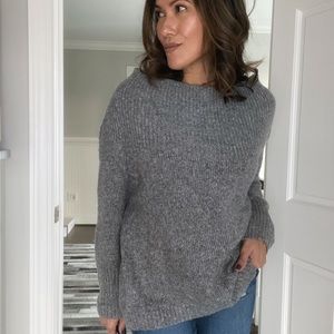 Gray sweater